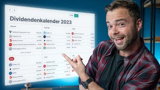 Beste Dividenden Übersicht Parqet Dividendenkalender [upl. by Cirek274]