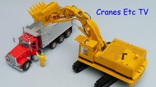 CCM Caterpillar 245 Front Shovel by Cranes Etc TV [upl. by Kaenel290]