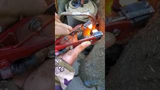 copper welding👌 shorts viralvideo [upl. by Enair499]