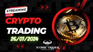 🔴 Live Crypto Trading  26 July 2024 [upl. by Afnin28]