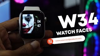 How to Change Microwear W34 Custom Watchface amp Get Free 100 Watchfaces [upl. by Ayerhs547]