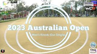 2023 Bowls Australian Open Mens KnockOut Singles round 4  64 [upl. by Geehan]