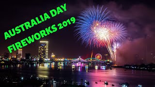 2019 Australia Day Skyworks  Perth WA [upl. by Aizitel40]