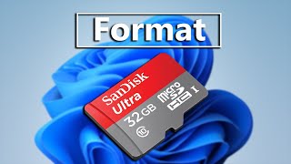 How To Format Micro SD Card On Windows 11 [upl. by Siekram240]