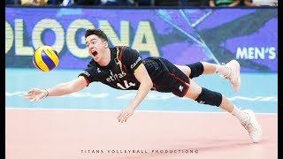 Best Volleyball Digs  Mens World Championship 2018 [upl. by Eceerehs]