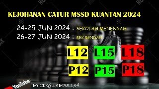 KEJOHANAN CATUR MSSD KUANTAN 2024 R7 [upl. by Koralie533]