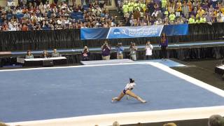 2015 NCAA Prelims Rheagan Courville Fx [upl. by Ahsekar]