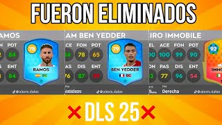 30 JUGADORES QUE FUERON ELIMINADOS EN DLS 25 [upl. by Cirdek799]