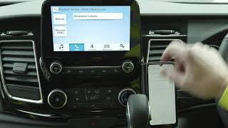 Ford transit  How to connect your phone via Bluetooth [upl. by Agnesse]