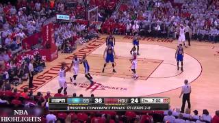 Golden State Warriors vs Houston Rockets  Full Highlights  Game 3  May 23 2015  NBA Playoffs [upl. by Fiann]