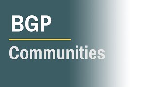 BGP Communities [upl. by Adlihtam738]