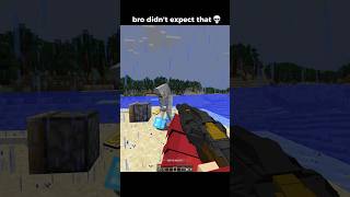 Minecraft Bro didnt expect that 💀 shorts minecraft minecraftmemes [upl. by Siderf185]