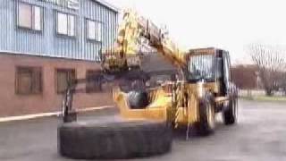 UHL2700QH EARTHMOVER TYRE HANDLER GRAB [upl. by Nnylyt]