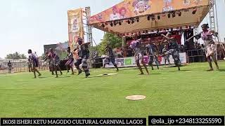 Yoruba Cultural Dance at the Ikosi Isheri Ketu Magodo Cultural Carnival Lagos [upl. by Ruff414]