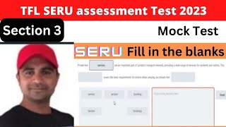 SERU assessment TFL  Section 3 Fill in the Blanks  SERU TFL Mock Test TFL SERU test  seru mock [upl. by Auos]