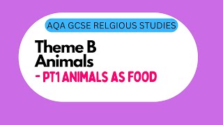 GCSE RS Theme B4 Animals as food [upl. by Hairej653]