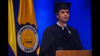 Discurso de David Escobar en la ceremonia de graduación del 20 de junio [upl. by Aisetal]