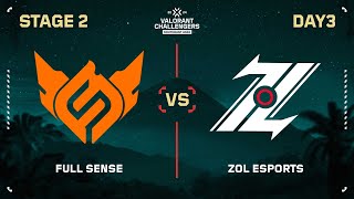 FS vs ZOL VCT Challengers SEA  Split 3  Stage 2 DAY 3 [upl. by Mahseh]