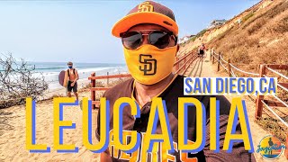 TOP SIGHTS IN LEUCADIA  A BEACH COMMUNITY IN ENCINITAS CALIFORNA  San Diego Travel Guide [upl. by Nyraf]