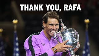 Rafael Nadal Retirement Tribute  US Open [upl. by Ewen]