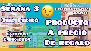 PRODUCTO A PRECIO DE REGALO ó BOLSA DE PUNTOS SEMANA 3 3er Pedido CATÁLOGO ENERO 2024 Betterware 🌸 [upl. by Dee Dee]