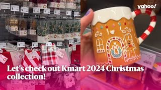 Lets check out Kmart 2024 Christmas collection  Yahoo Australia [upl. by Asusej]