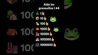 Aide les grenouilles  4 🐸 shorts grenouille important [upl. by Gibbeon]