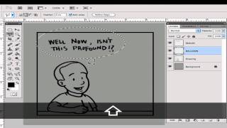 Create A Dialog Balloon in Photoshop [upl. by Aaren]