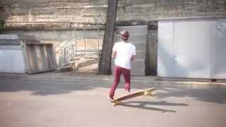 Longboarding  Raw freestyle line  1080° Spin to flipped aero grab [upl. by Montanez414]