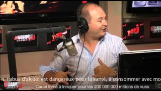 Cauet forcé à trinquer pour les 200 millions de vues  CCauet sur NRJ [upl. by Eignav]