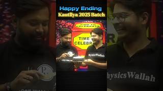 Happy Endings Kautilya Batch 2025🎈PW commercewallahbypw shorts [upl. by Akenot]