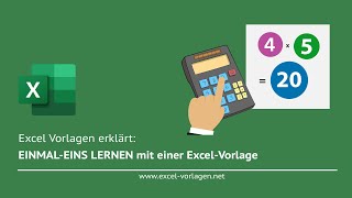 Kleines amp Großes Einmaleins lernen – 3 ExcelVorlagen kostenlos downloaden 🧮 [upl. by Tiler]