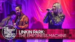 Linkin Park The Emptiness Machine  The Tonight Show Starring Jimmy Fallon [upl. by Duaner28]