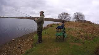 Trout Fishing Fontburn Reservoir Northumberland [upl. by Ahsekad]