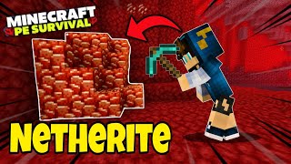 BEST NETHERITE MINING TECHNIQUE In Minecraft Survival [upl. by Berga]