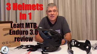 3 Helmets in 1 Leatt MTB Enduro 30 Review [upl. by Alamak630]