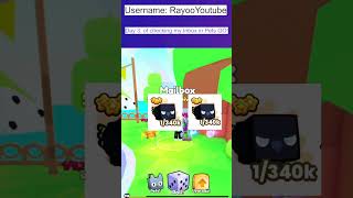 Day 3 of CHECKING my Inbox  Username RayooYoutube  Roblox PETS GO🐾🐾 [upl. by Saba421]