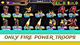 only fire power troops challenge in castle crush castlecrush [upl. by Mudenihc]