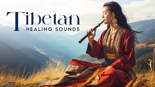 Tibetan Flute Healing Stops Overthinking Eliminates Stress Anxiety and Calms the Mind [upl. by Yawnoc]