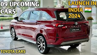 09 Upcoming Toyota Cars In India Launch 2024  Features Price Launch Date  Upcoming Cars 2024 [upl. by Thorrlow]