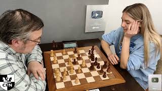 IM Coach 2034 vs O Komissarova 1845 Chess Fight Night CFN Blitz [upl. by Maggio]