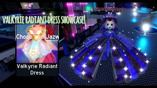 VALKYRIE RADIANT DRESS SHOWCASE IN RH Royale High [upl. by Adnesor]