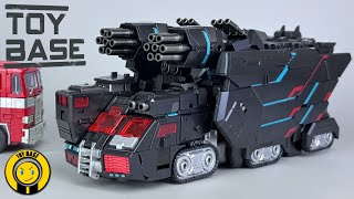 【Evolution Nemesis Prime】TFC STC 01T Dark Savior Black Optimus Prime Truck Robot [upl. by Sylas]