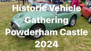 Historic Vehicle Gathering 2024 at Powderham Castle Saturday [upl. by Aruasi868]