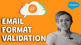 Salesforce Email Format Validation [upl. by Shuman307]