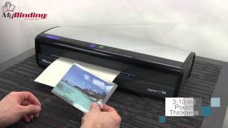 Fellowes Laminators Jam Proof Technology Demonstration Video [upl. by Htrow]