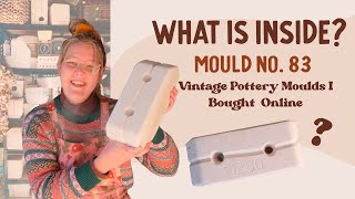 Pottery Mould 83 What is inside this Vintage Ceramic Plaster Mould [upl. by Sid]