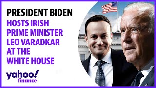 President Biden hosts Irish Prime Minister Leo Varadkar at the White House [upl. by Eelyah78]