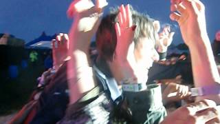 Suede  Brett Anderson Front Row Barrier  Hop Farm 2012 [upl. by Abagael]