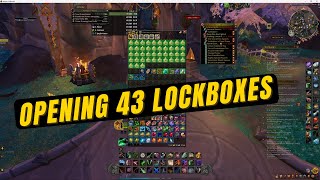 Opening 43 Lockboxes in WOW [upl. by Eterg]